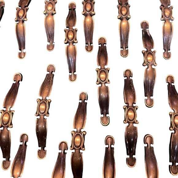 Vintage Brass MCM LOT (30) Kitchen Cabinet Handles Drawer Pulls DIY Restoration - Picture 1 of 16